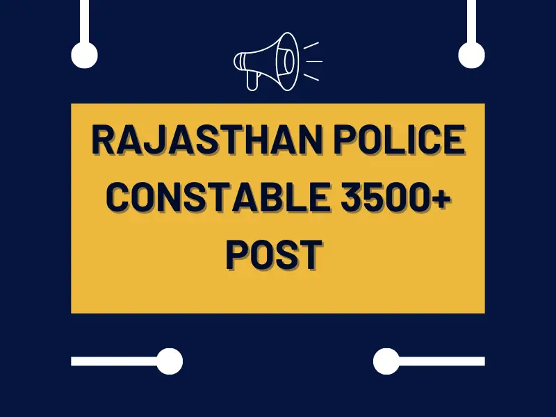 Rajasthan Police Constable Recruitment 2023