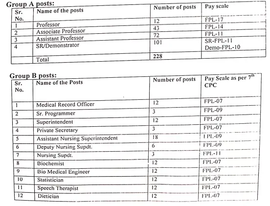 DMER Haryana Recruitment 2024 Group A, B, C Posts