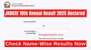 Read more about the article (LIVE) JKBOSE 10th, 12th Result 2025-26 OUT Today: Check Online at jkbose.nic.in | JK Bose Result Download Marksheet by Roll No