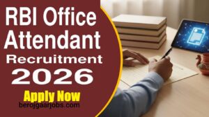 Read more about the article RBI Office Attendant Notification 2026 Out For 572 Posts, Apply Online Begins Today |