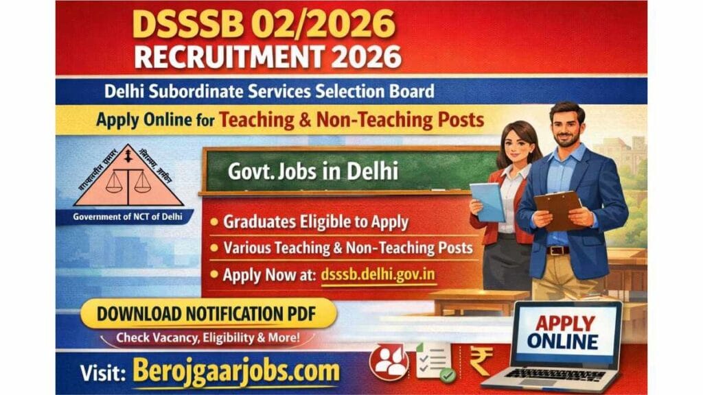 DSSSB 02/2026 Recruitment 2026