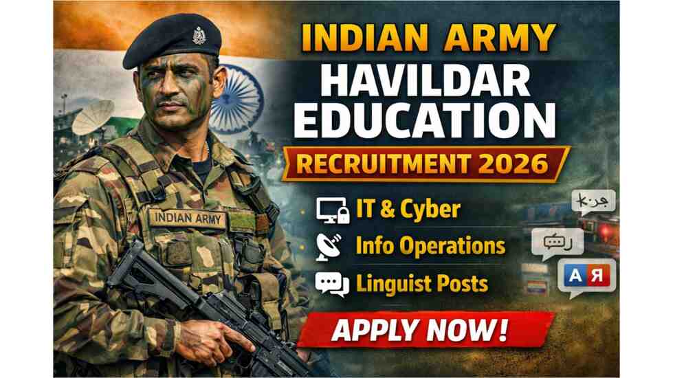 Indian Army Havildar Recruitment 2026