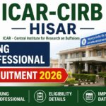ICAR-CIRB Hisar Young Professional Recruitment 2026