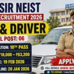 CSIR NEIST MTS and Driver Recruitment 2026